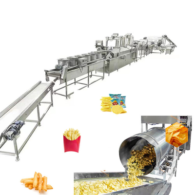Frites de taille 7-20mm Frites congelées ligne de production avec du matériel de haute qualité
