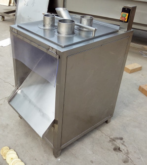 CE 50 kg/h 5 mm ligne de production de chips de banane et de plantain semi-automatique