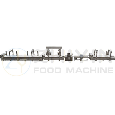 100 kg/h Machine de fabrication de chips PLC ligne de fabrication de frites