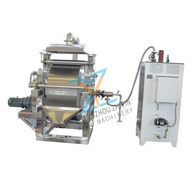 Matériau en acier inoxydable 304 de qualité alimentaire Équipement de séchage rotatif à tambour pour le traitement des aliments Sécheur à racleur pour le traitement de la poudre finie