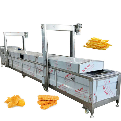 Machine à frire industrielle à pâte de falafel 220V Friteuse à pommes de terre 200 kg/h