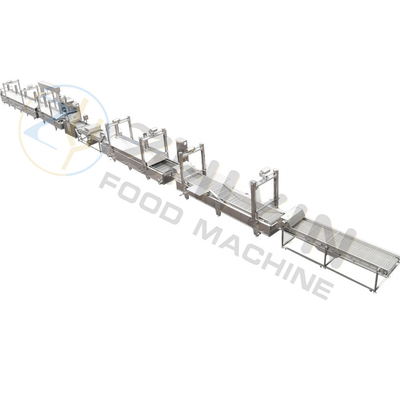1000 kg/h ligne de transformation des frites 12 mm coupe 380 V