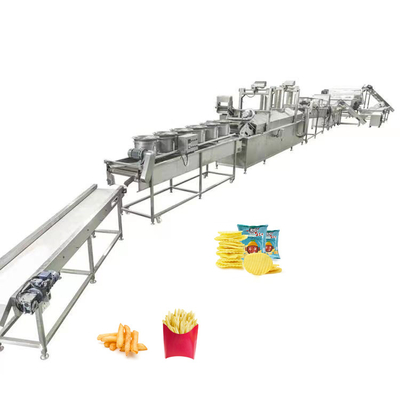 Ligne de production de frites frites congelées