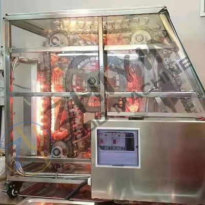 Machine de barbecue à kebab de bœuf à kebab d'agneau, chauffage au gaz liquide